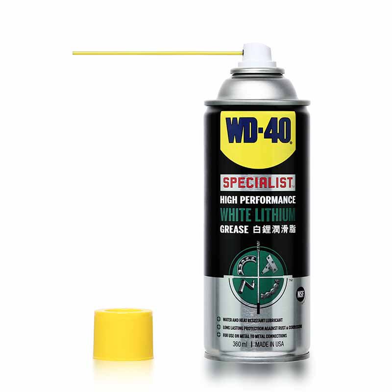 สเปรย์จาระบีขาวสำหรับหล่อลื่น (White Lithium) WD-40 SPECIALIST (360ML)